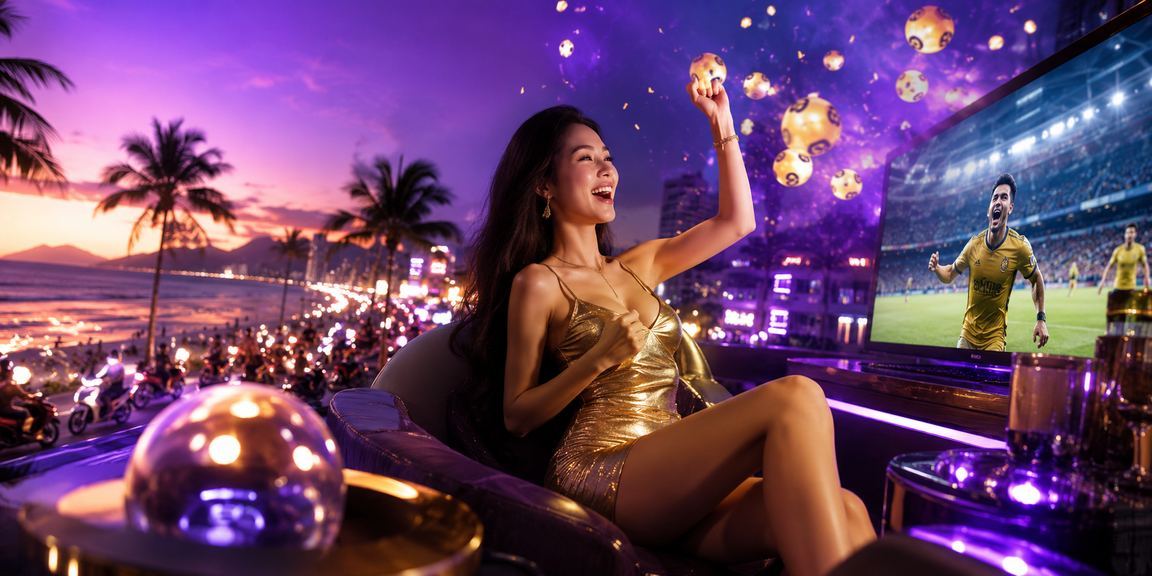Bãi biển Đà Nẵng nhộn nhịp – người chơi tham gia xổ số và khuyến mãi giải trí k55s30