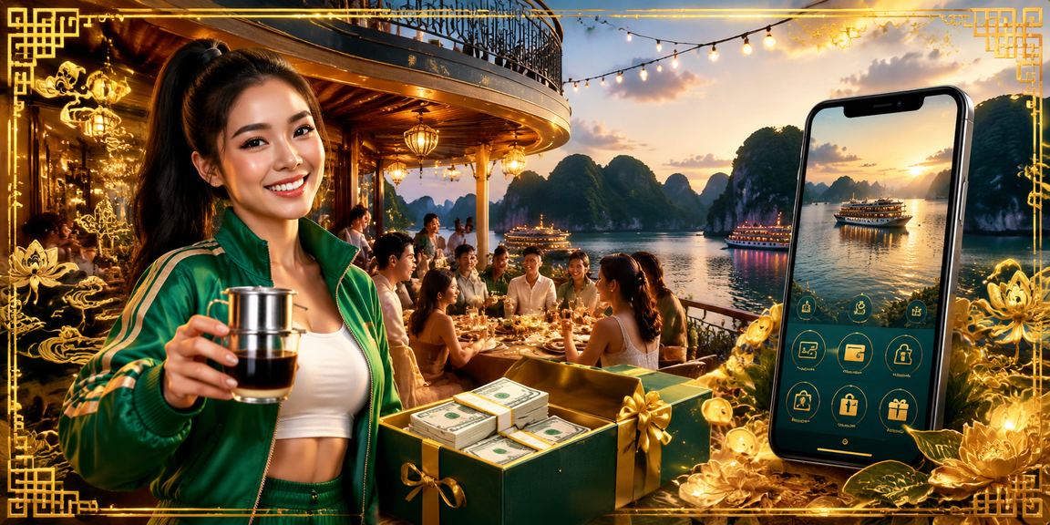 Trải nghiệm casino trên điện thoại di động giữa khung cảnh vịnh Hạ Long hùng vĩ