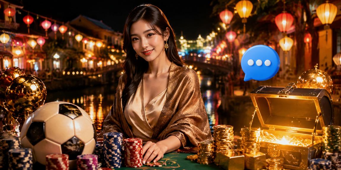 Người hâm mộ bóng đá tại Hội An xem kèo dưới ánh đèn lồng truyền thống rực rỡ